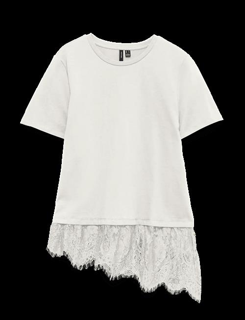 Vero Moda | Vmbrit Ss O-Neck Lace T-Shirt Jrs Exp | XS
