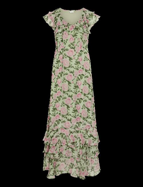 Vila | Vimarigold C/S V-Neck Maxi Dress/Dc/Ka | 44