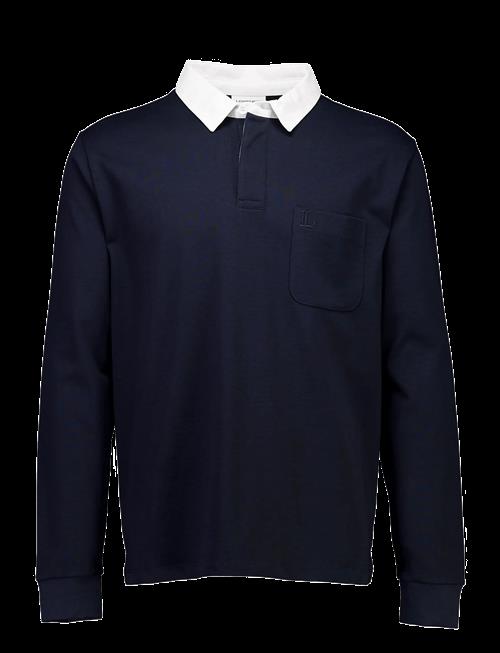 Lindbergh | Rugby Sweat Polo With Logo  L/S | S