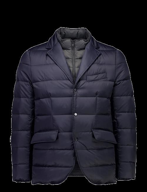 Lindbergh Black | Water Repellent Down Blazer | XL