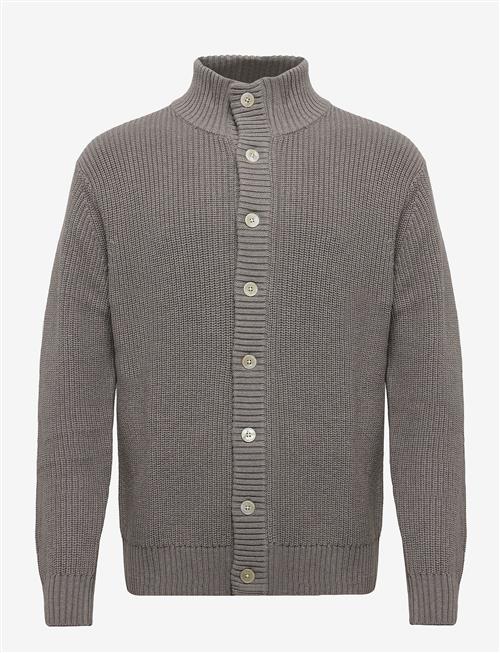 Lindbergh Black | 1927: Merino Blend Button Through Cardigan | XL