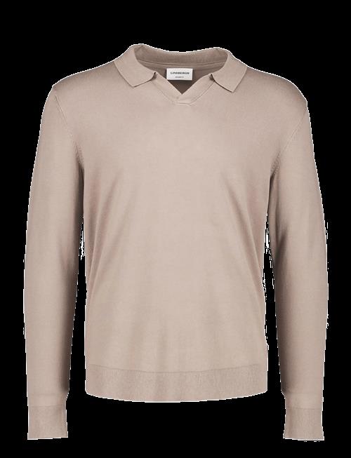 Lindbergh | Soft Viscose Blend V-Neck Polo | L