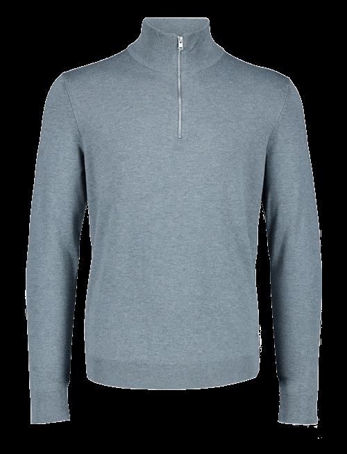 Lindbergh | Soft Viscose Blend Half Zip Sweater | M