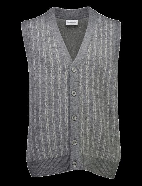 Lindbergh | Jacquard Knitted Slipover Cardigan | M