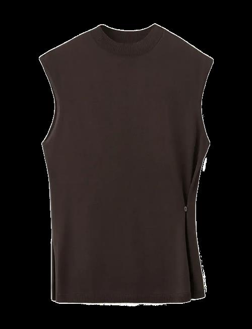 Mango | Side Gathered Knitted Top | S