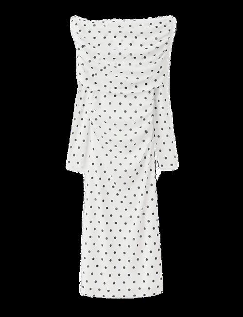 Mango | Polka Dot Bandeau Dress | M