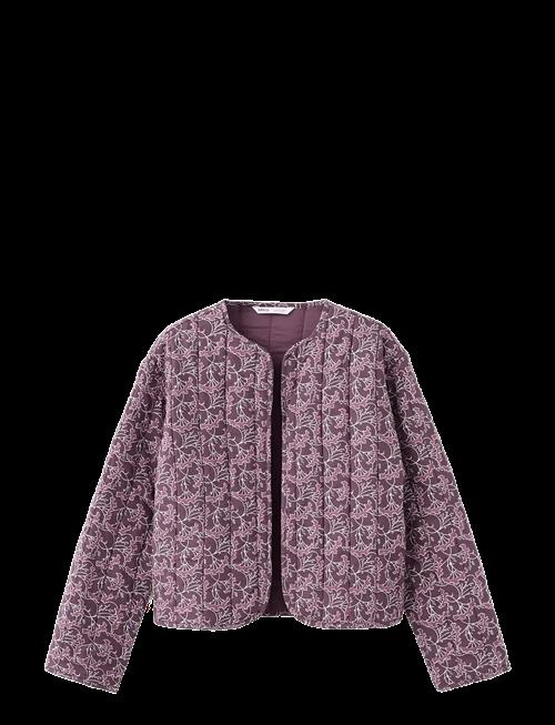 Mango | Reversible Printed Quilted Jacket | L