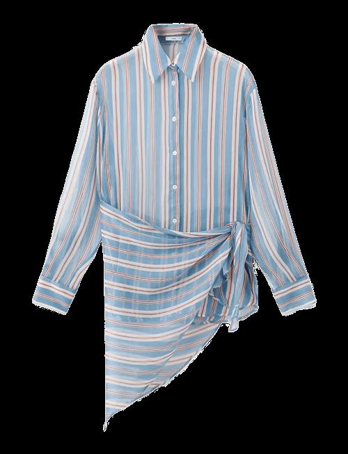 Mango | Striped Handkerchief Shirt | L