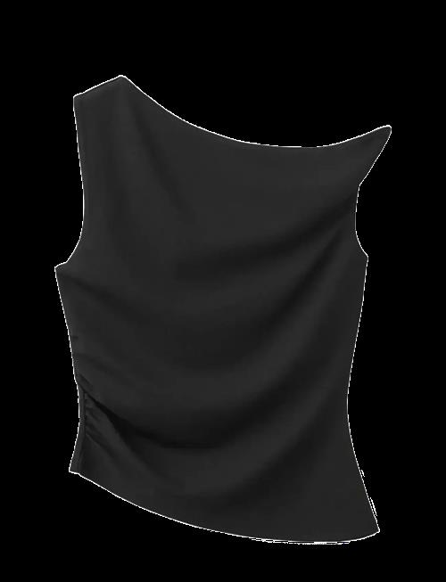 Mango | Asymmetrical Fitted Top | M