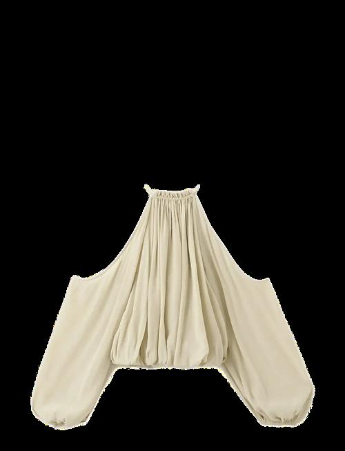 Mango | Off-The-Shoulder Lyocell Blouse | L