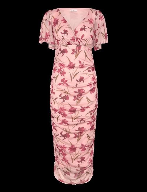 Bubbleroom | Butterfly Sleeve Mesh Ankle Dress | XS