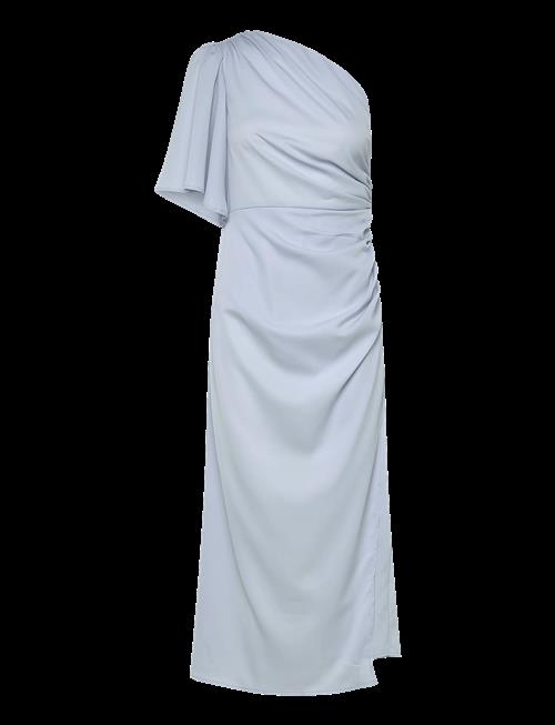 Bubbleroom | Ruched One Shoulder Midi Dress | 40