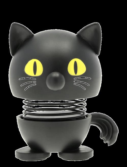 Hoptimist | Hoptimist Cat Xs Black | 4.3X4.2X5.3CM x 4.3