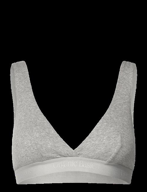 Organic Basics | Core Rib Plunge Bralette | M