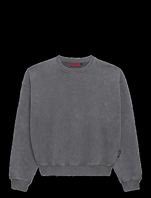 Prohibited | Oversized Crew Neck Grey (Stone Washed) | S