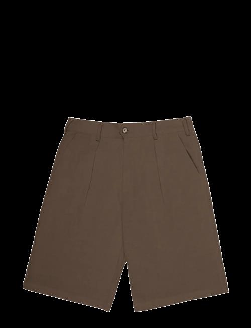 Prohibited | Podium Double Pleated Shorts Brown | S