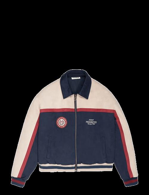 Prohibited | Suede Club Jacket Navy | XL