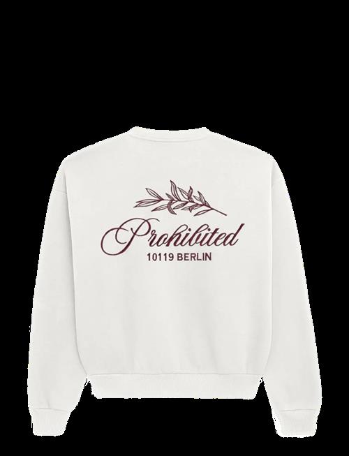 Prohibited | Pb Leaf Crew Neck Off-White | L