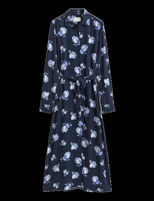 Gant | Floral Printed Fluid Shirt Dress | 42