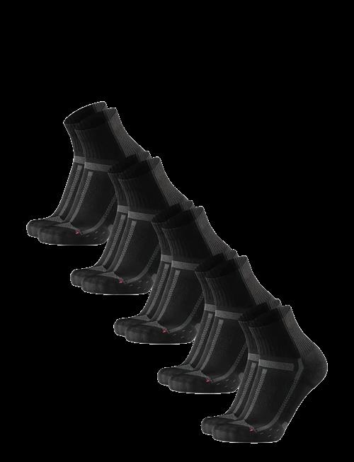 Danish Endurance | Long Distance Running Quarter Socks 5-Pack | 43-47