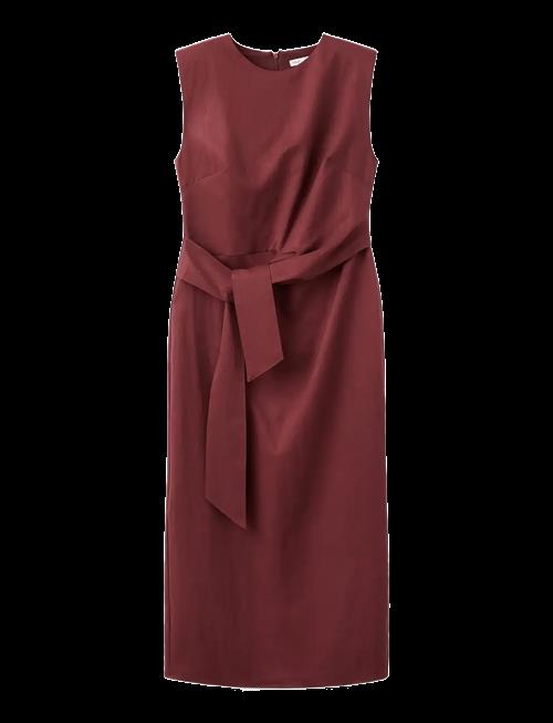 Mango | Lyocell Dress With Knot Detail | S