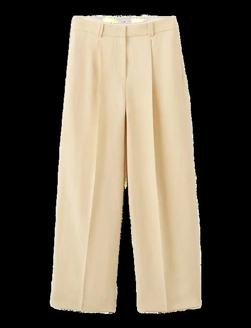 Mango | Straight Linen-Blend Trousers | 40