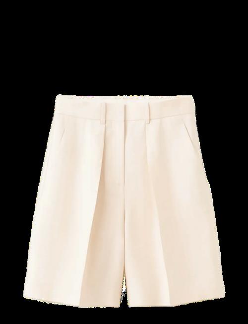 Mango | Straight-Fit Lyocell Bermuda Shorts | 38