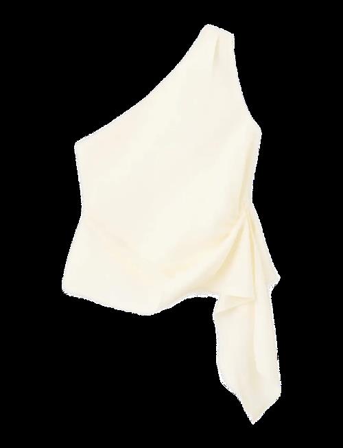 Mango | Asymmetrical Lyocell Top | S