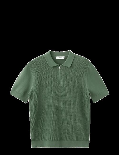 Mango | 100 Cotton Knitted Polo Structure | M