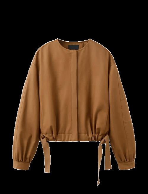 Mango | Lyocell Jacket With Elastics | XS