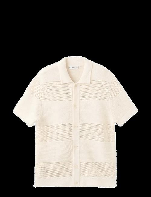 Mango | Openwork Knitted Shirt | M