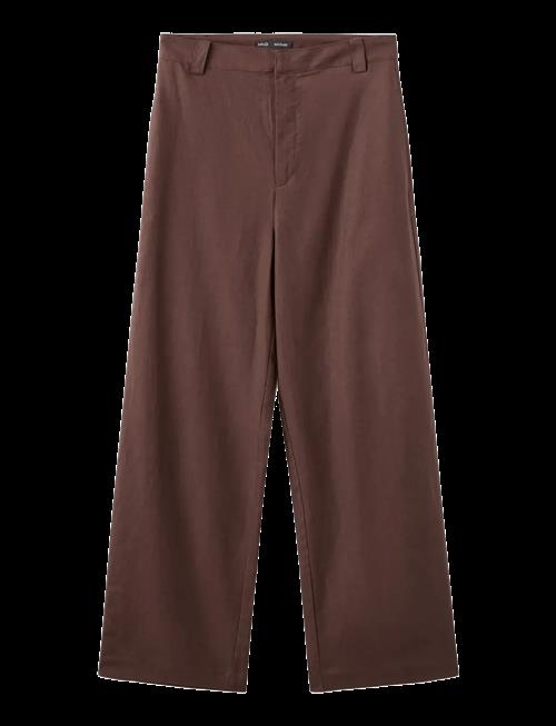 Mango | Linen High-Waist Trousers | 36