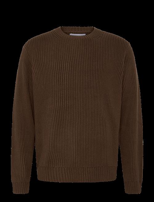 Organic Basics | Soft Knit Chunky Crewneck Sweater | M