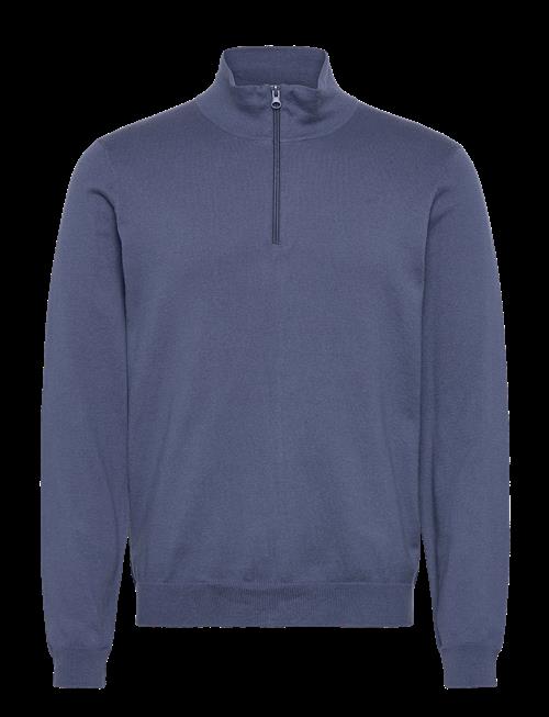 Organic Basics | Soft Knit Half Zip Sweater | L