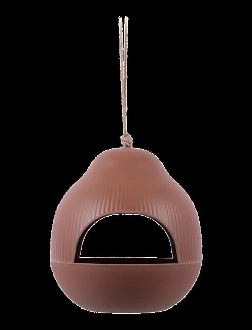 present time | Bird Feeder Capullo Iron Red | H 19CM