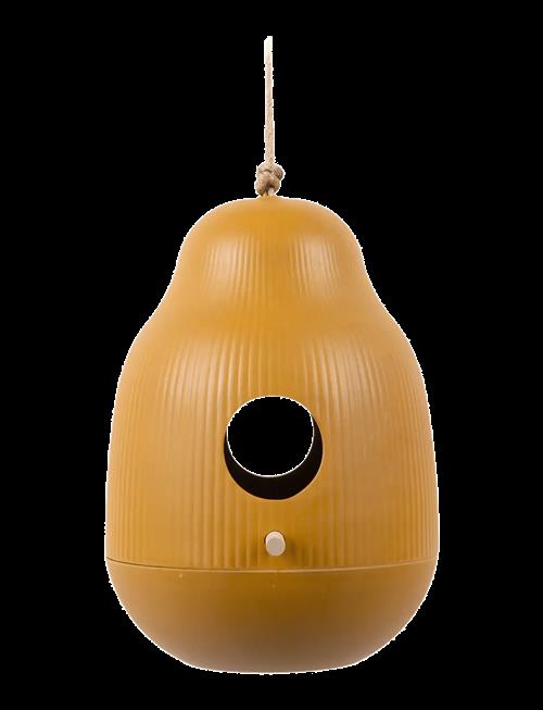 present time | Bird House Capullo Ochre Yellow | H 25CM