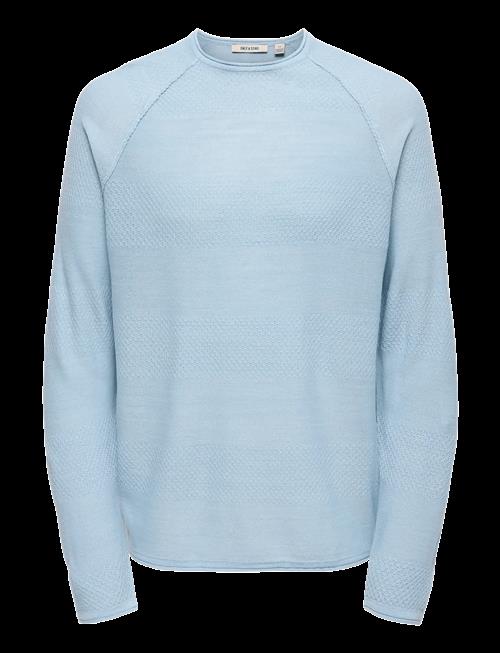 ONLY & SONS | Onsapollo Reg Ls Struc Crew Knit | M