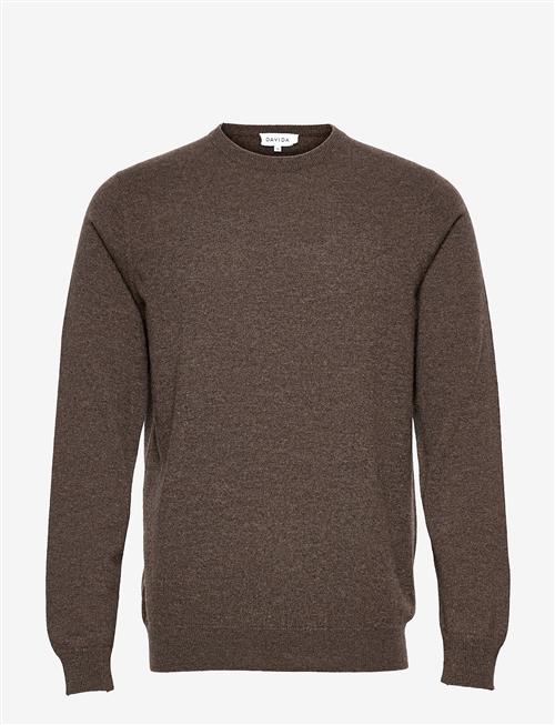 Davida Cashmere | Man O-Neck Plain | L