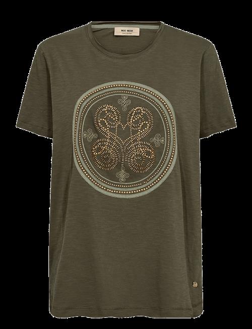 MOS MOSH | Mmzano O-Ss Embroidery Tee | S