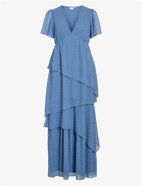 Vila | Vidobby S/S Ankel Layer Dress/Dc/Ka | 36