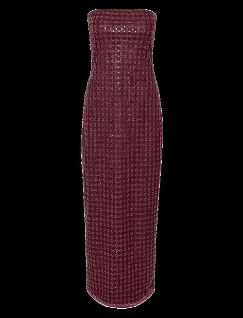 ROTATE | Beaded Maxi Tube Dress | 34