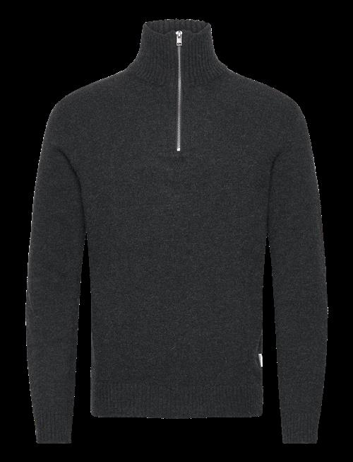 Lindbergh | Lambswool Half Zip Knit Oversize Collar | XL