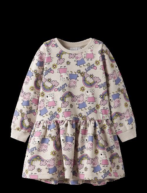name it | Nmfdarma Peppa Ls Swe Dress Bru Cplg | 92