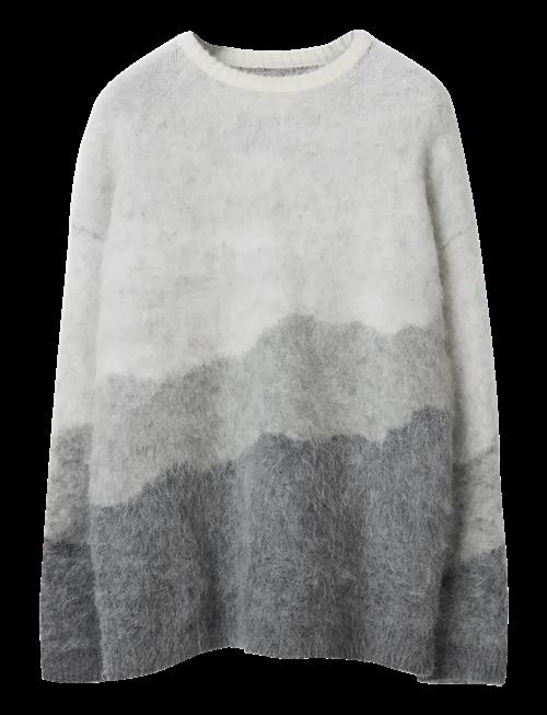 Lexington Clothing | Brushed Mohair Blend Gradient Sweater | XL