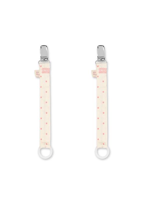 Konges Sløjd 2-pak Sutbånd Cherry Dot  Cherry Dot-ONE SIZE  Hvid  One Size  unisex