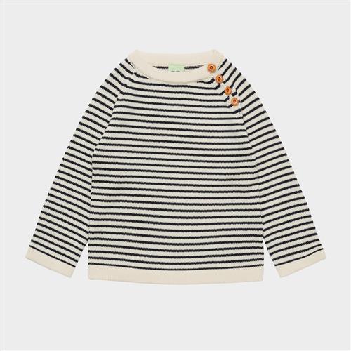 FUB Trøje Ecru Navy  Ecru Navy 100 cm Uld Marineblå  100 cm  Drenge, Piger