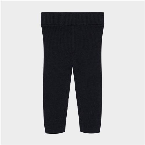 FUB Babyleggings Dark Navy  Dark Navy 86 cm Uld Marineblå  86 cm  Drenge, Piger