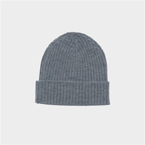 FUB Ribbeanie Steel  Steel 100/120 cm Uld Grå  100/120 cm  Drenge, Piger