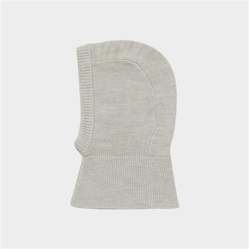 FUB Baby-balaclava I Uld Light Grey Melange  Light Grey Melange 68/74 cm Uld Grå  68/74 cm  Drenge, Piger