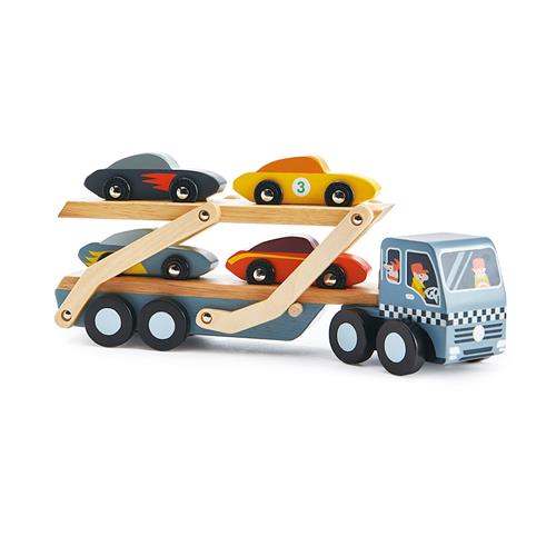 Tender Leaf Car Transporter Biltransportvogn Multicolor  Multicolor-OS  Grøn  One Size 3-6 Years Drenge, Piger